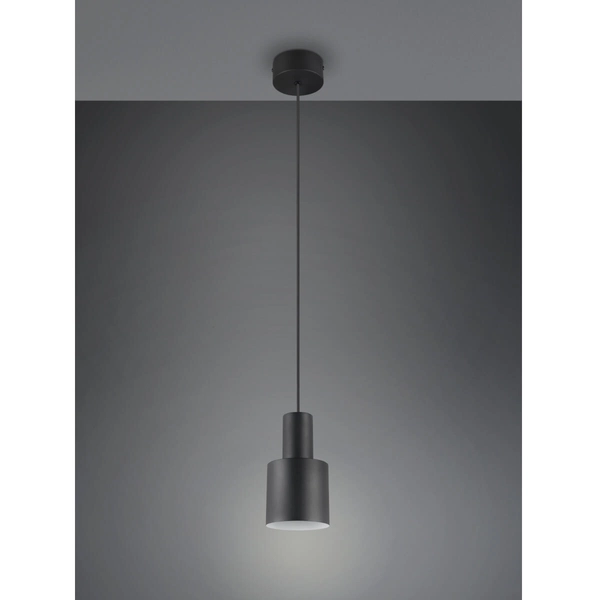 Wisząca lampa Agudo 319400132 Trio walec tubka do kuchni czarna