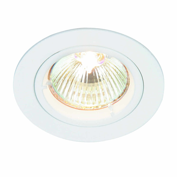 Okrągła lampa sufitowa Cast 52331 Saxby downlight biała