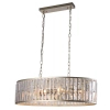 Lampa wisząca na łańcuchach Kyiv P06223CP Cosmolight cyrtsls srebrna