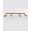 4-punktowa lampa sufitowa SL.1038 drewniana do garderoby