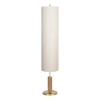 Stojąca lampa tuba Natura NAT-LS-3 (ZM) ekologiczna drewniana biała