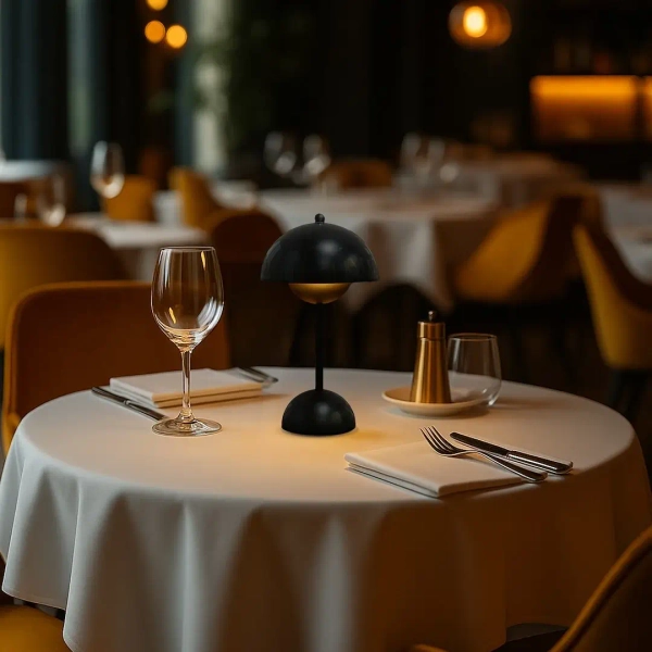 Bezprzewodowa nocna lampka Costa ML2271 LED 3W CCT grzyb czarny