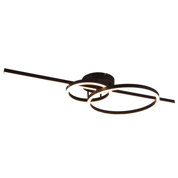 Okrągła lampa sufitowa pilot MONTILLA 643010332 LED 54W 2700-6000K czarny