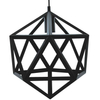 Retro LAMPA wisząca DENMARK 305534 IL MIO metalowa OPRAWA vintage zwis klatka czarna