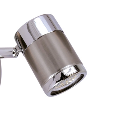 Kinkiet LAMPA ścienna OLAF 03255 Ideus regulowana OPRAWA reflektorowa tuba chrom satyna