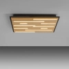 Sufitowa lampa sterowana pilotem Q-AKUSTIK brązowa 6423-79 1xLED 35W 2700-5000K kwadratowa