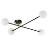 Loftowa LAMPA sufitowa ASTRA 10775402 Kaspa modernistyczna OPRAWA szklane kule balls czarne białe