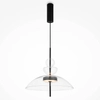 Lampa zwieszana Bangkok MOD185PL-L6B3K3 LED 12W 3000K czarny przezroczysty