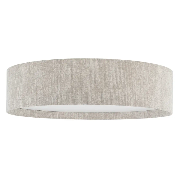 Okrągła lampa sufitowa CEDRO 11671 do jadalni beżowa