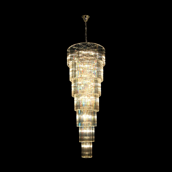 Wisząca lampa Luxe 18006-69 Zuma crystals dekoracyjna zwis złota