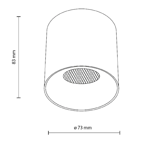 Lampa sufitowa do jadalni Blaze 18158 LED 12W 3000-65000K czarna