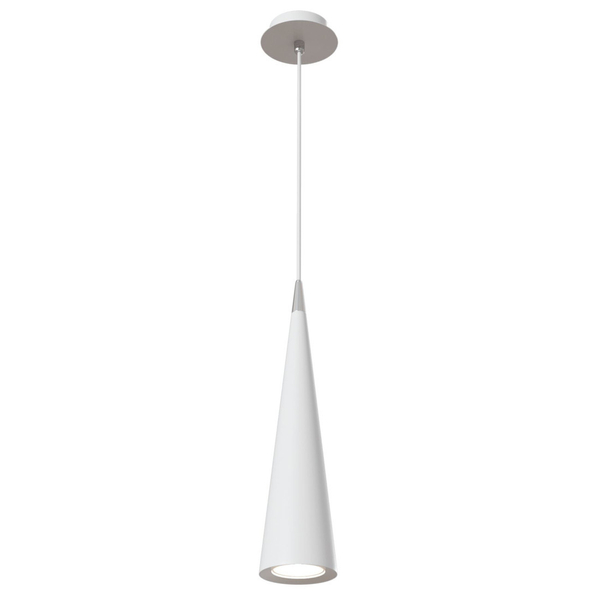 LAMPA wisząca NEVILL P318-PL-01-W Maytoni metalowa OPRAWA zwis stożek biały