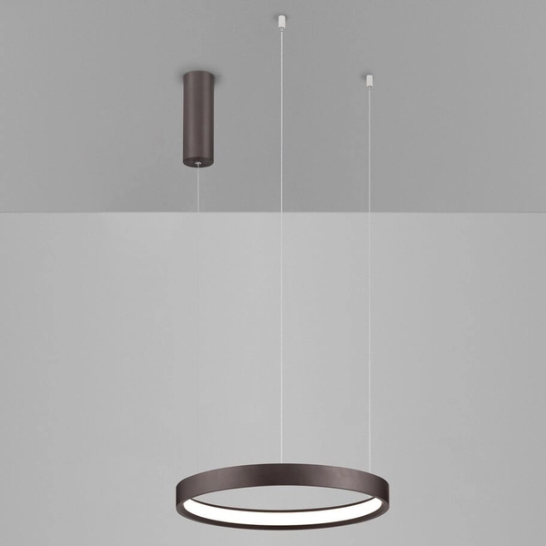 Lampa wisząca nad stół ZACAPU LE44321 LED 22W 3000K ring brązowa