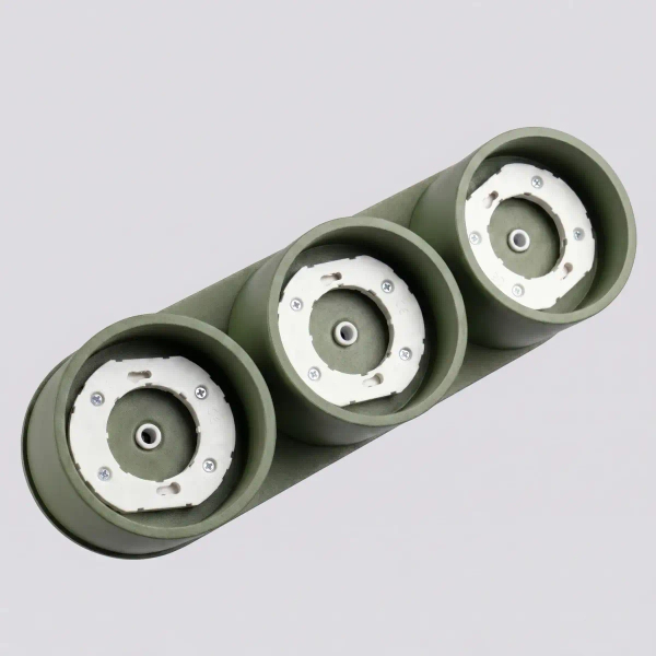 Potrójna sufitowa lampa MODO oliwkowa SL.2464 3xGx53 tubki