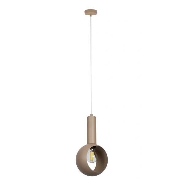 Wisząca kaszmirowa lampa VITRUM oczko 1xE27 nad stół do salonu 41550