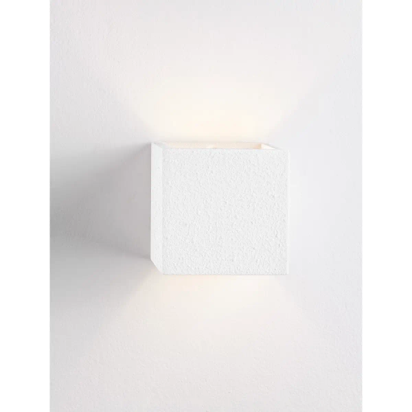 Kinkiet ścienny PALENCO LE45571 do jadalni gipsowy biały