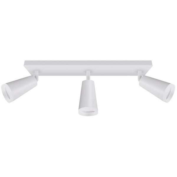 Salonowa lampa sufitowa Sana 4145 Ideus 3-punktowa biała
