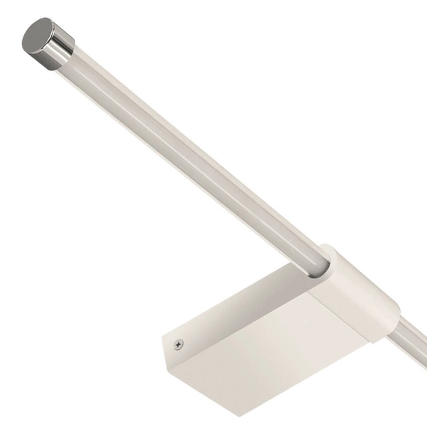 Lampa ścienna Paso 4114 Ideus LED 12W 4100K podłużna IP44 biała chrom