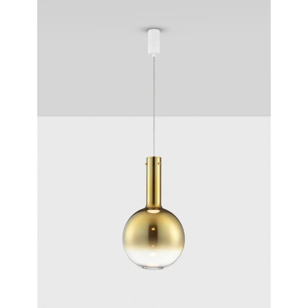 Kulista wisząca lampa TORCENA LE45185 LED 8W 3000K złota