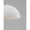 Wisząca lampa NAVIRTA LE45340 kopułowa nad wyspę do jadalni biała