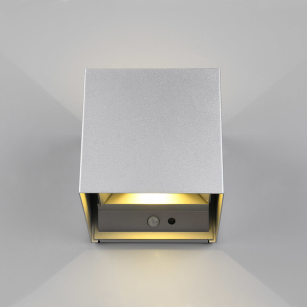 Elewacyjna lampa ledowa Talent R27759187 LED 12W 3000K IP44 srebrny