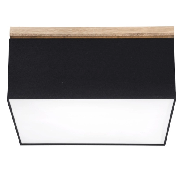 Sufitowa lampa VERTIGA 34523474 kwadratowa skandynawski plafon loft czarny