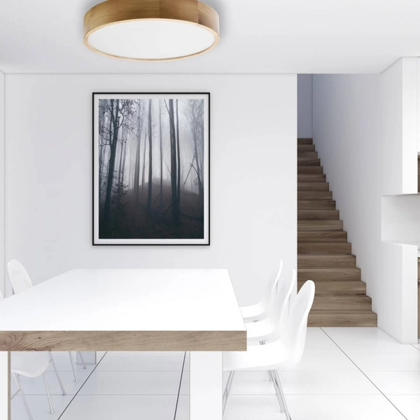 Ekologiczny plafon pokojowy 137623611987 drewniana lampa