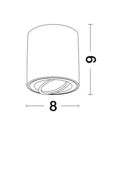 Spot sufitowy CARRIZAL LE61426 oprawa natynkowa do pokoju