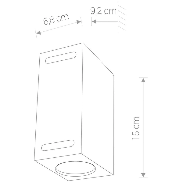 Elewacyjna LAMPA zewnętrzna ASSOS 9124 Nowodvorski ogrodowa OPRAWA metalowa prostokątna IP54 czarna