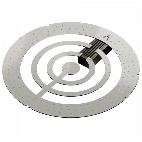 Ledowa lampa sufitowa 137623620774 pokojowa 24W 4000K złota