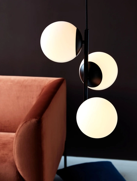 Lampa wisząca kulista Lilly 48603003 Nordlux balls kule białe czarne