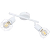 Druciana LAMPA sufitowa XARA I 54802W-2 Globo metalowa OPRAWA industrialny plafon reflektorki białe
