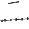 Wielopunktowa lampa wisząca Noe PL0111-BK Yaskr listwa do kuchni czarna