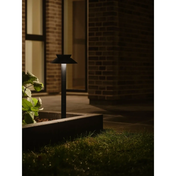 Zewnętrzna lampa stojąca Justina 2418098003 LED 5W 3000K IP44 czarny