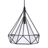 Loftowa lampa wisząca DIAMOND CHNR3-E27 druciana metalowy kaskada czarna