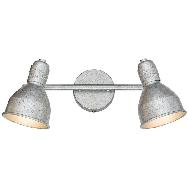 Sufitowa LAMPA industrialna THELMA 5387 Rabalux metalowa OPRAWA regulowane reflektorki antyczne srebro