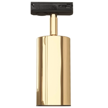 Złota tuba do systemu szynowego Lea regulowana lampa sufitowa