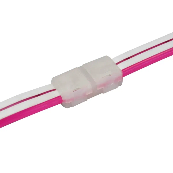 Złączka stała do taśm LED Neon 319708 2pin 12mm biała