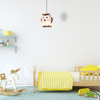 Dziecięca lampa wisząca OWL ML243 Milagro do pokoju dziecka sowa brązowa