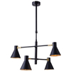 Lampa sufitowa LESS 34-72689 industrialna sticks regulowana czarna