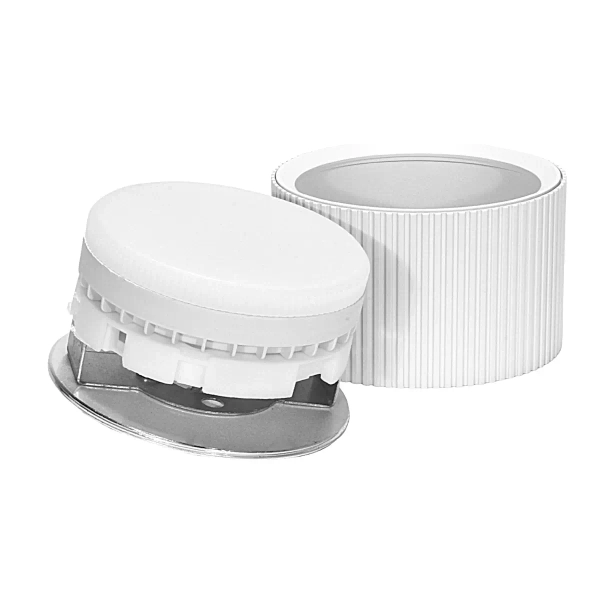 Sufitowa lampa downlight 1644 ryflowana tubka biały