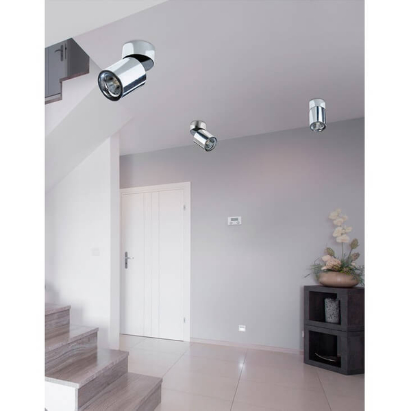 Sypialniana lampa sufitowa tuba SIENA AZ2220 Azzardo LED 20W 3000K chrom