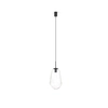 Przezroczysta lampa wisząca Pear 7798 szklana łezka do pokoju