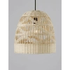 Lampa wisząca boho REYNOSA LE42948 do jadalni beżowa czarna