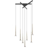 Nowoczesna zwisająca lampa BOSTON 0603-07C-SDB1 LED 1,5W czarny złoty