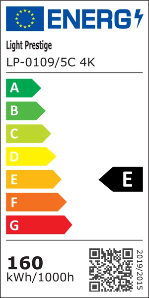 Geometryczna lampa sufitowa Geomteric LP-0109/5C 4K LED 160W 4000K biała