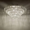 Kryształowa lampa sufitowa Osborne OSB5038-EH Dar Lighting pałacowa do pokoju srebrna