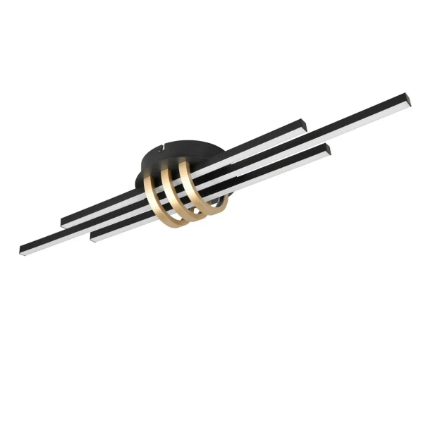 Nowoczesna lampa CINTO R67873180 czarna LED 20W 3000K ściemnialna