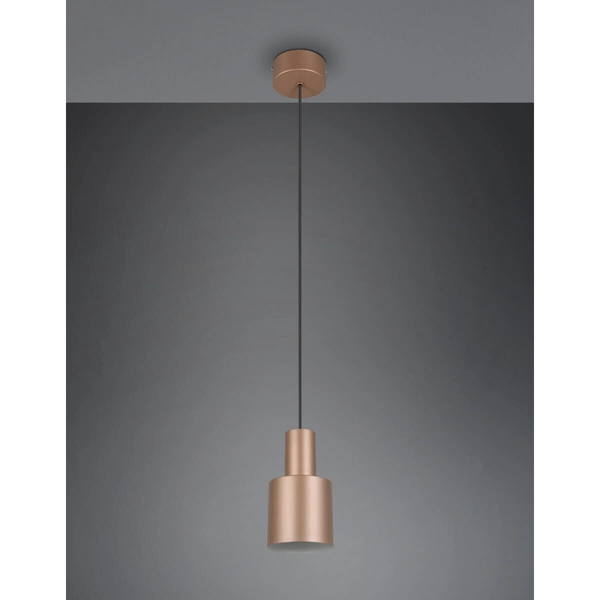 Lampa wisząca ELIOR DL165319400 Trio z regulacją walec brązowy