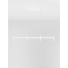 Wisząca lampa nad wyspę CORVETA LE45433 LED 17W 2700K tuby białe
